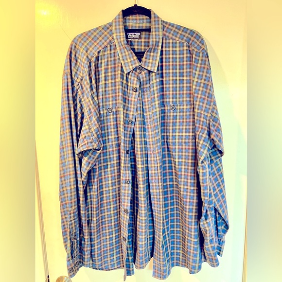 Patagonia Organic Cotton Long Sleeve Flannel Button-Up Shirt - XXL - Picture 2 of 3